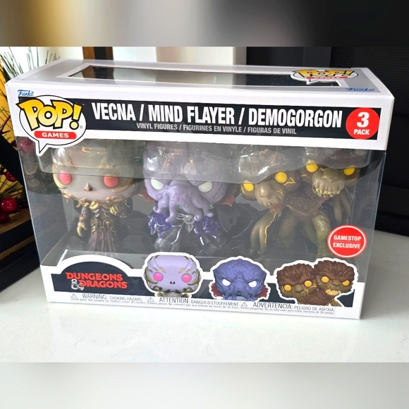 Rare Dungeons & Dragons Funko Pop Vecna, Mind Flayer, Demogorgon Stranger Things - Picture 1 of 6